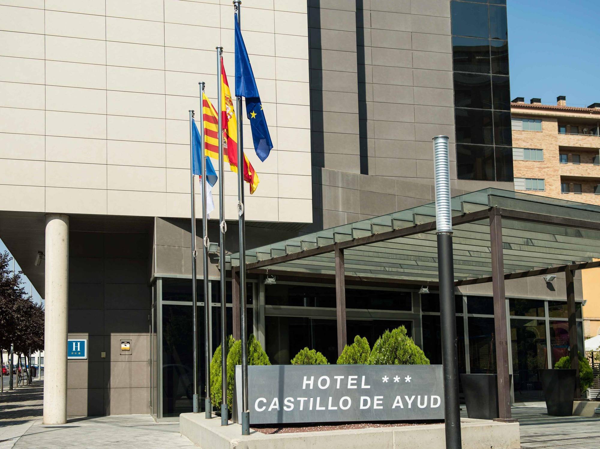 Globales Castillo De Ayud Calatayud Bagian luar foto